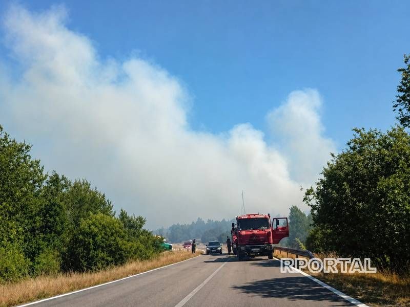 Foto: Požar od Rosoja prema Zvirnjači