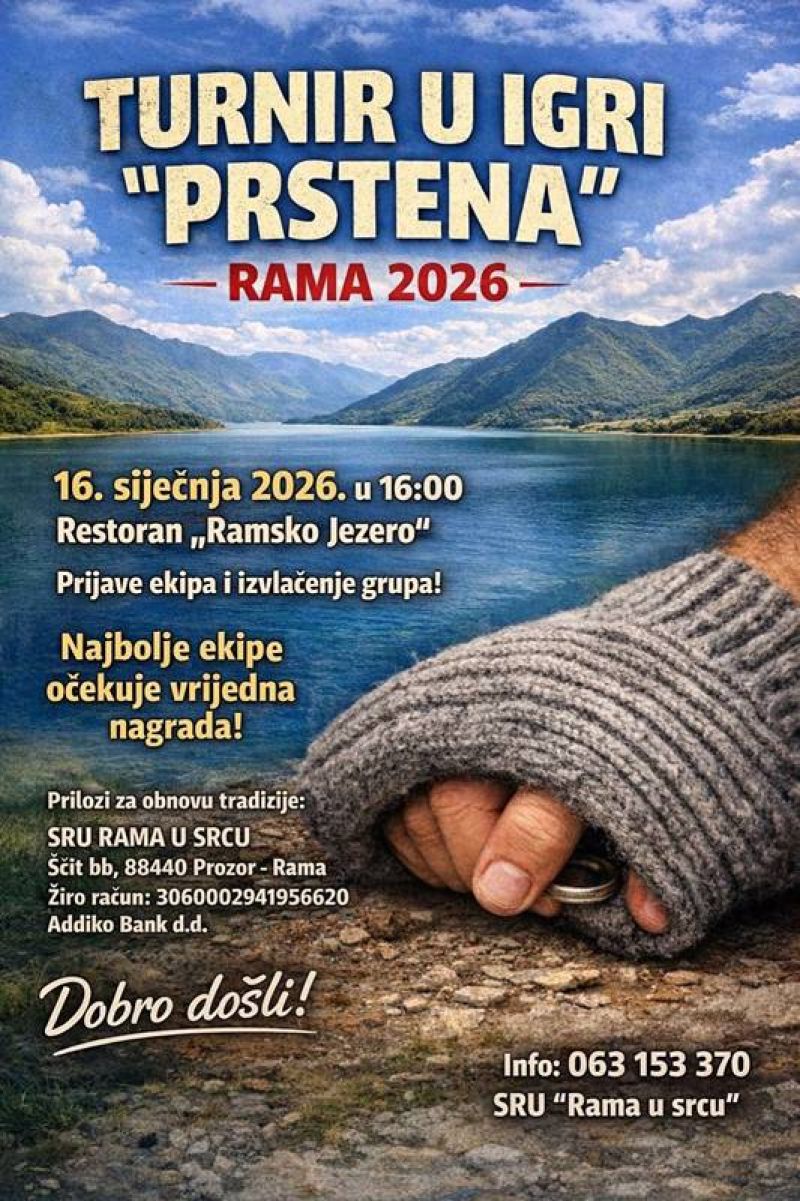 Najava: Turnir u igri "Prstena" Rama 2026.