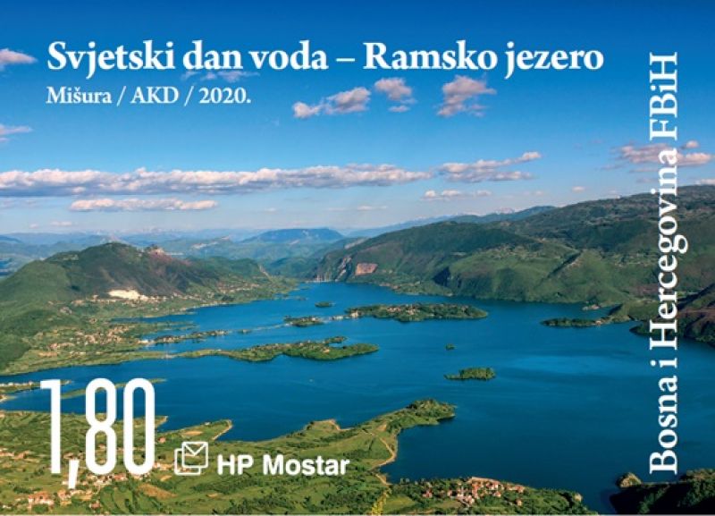 Ramsko jezero na markama HP Mostar uz Svjetski dan voda