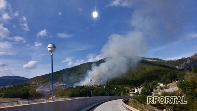 Požar na Mluši