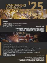 Najava: Proslava patrona župe Uzdol i "Ivandanski svitnjaci '25.